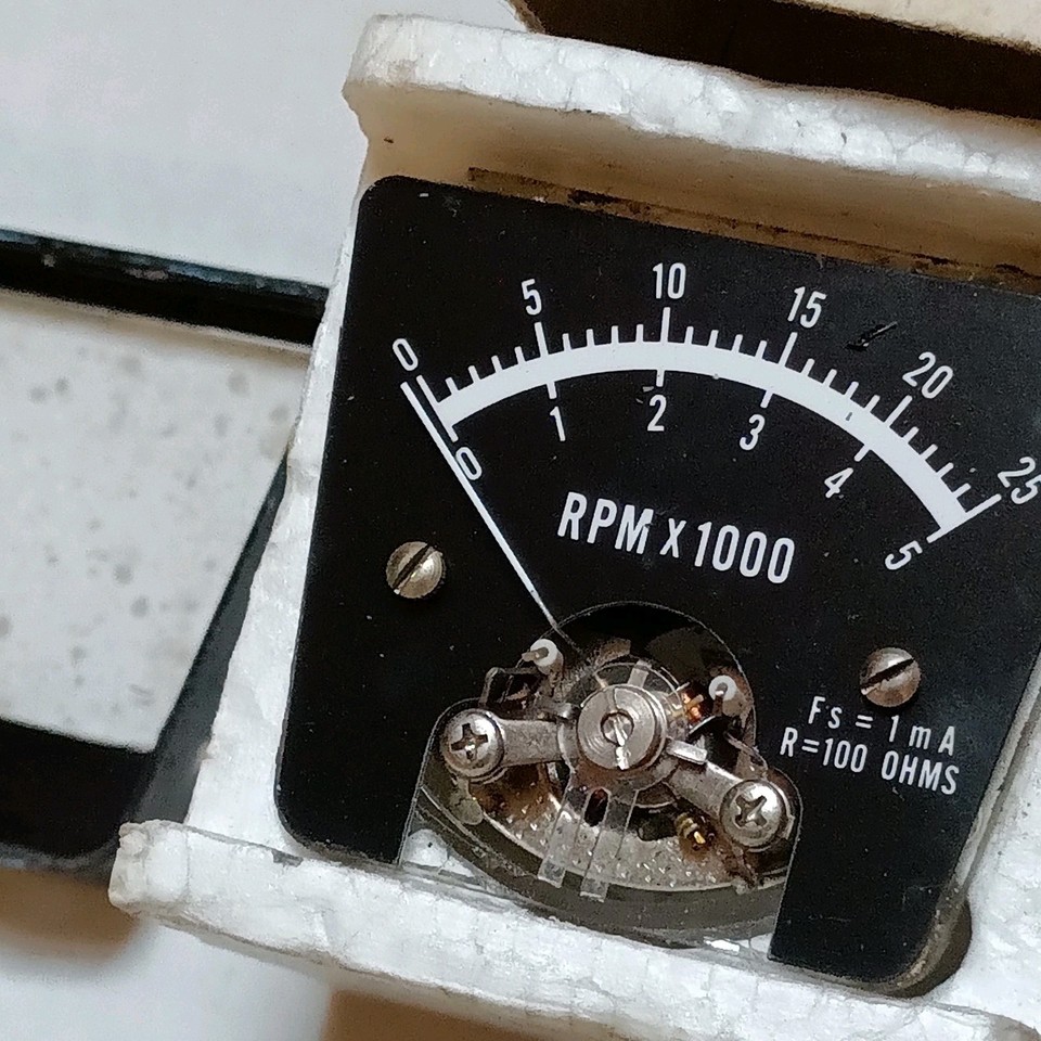 Vintage RC Panel Meters- Simpson & LaFayette, DC Volt, Amps, RPM ...