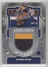 2012 ITG Between the Pipes Game-Used Jersey Silver /140 Byron Dafoe #M-16 0w0l