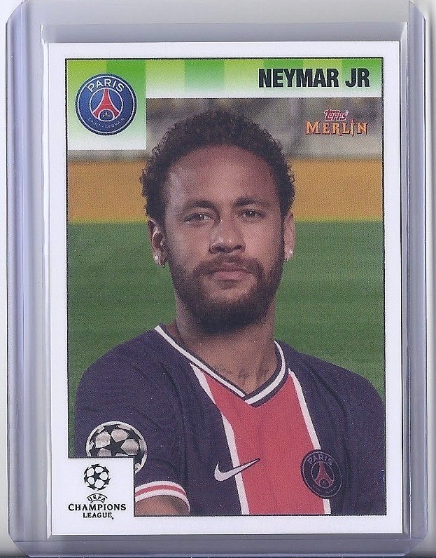 Neymar Jr #53 Base Card Topps Merlin Heritage 95 20/21 UCL