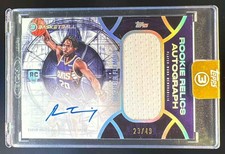 Rasheer Fleming 2025 Topps Three #RRA-RF Patch Auto RC /49 Rookie