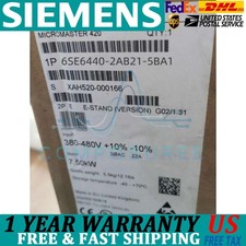 New Siemens 6SE6440-2AB21-5BA1 6SE6 440-2AB21-5BA1 1 Year Warranty Fast Shipping