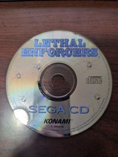 Lethal Enforcers (Sega CD, 1993) NO TRACKING - DISC ONLY 8609