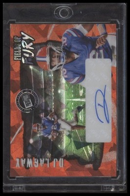 2024 Leaf Collective Fields of Fury Auto Orange #FFA-DJL DJ Lagway #/1