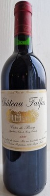 Cotes de Bourg - Chateau Falfas, France, 1990, 750 ml, 13 vol %