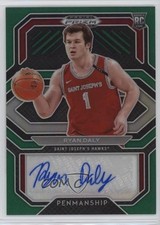 2021-22 Panini Prizm Draft Picks College Penmanship Green Ryan Daly Auto nd3
