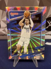 2021-22 Donruss Silver Laser #77 Luka Doncic