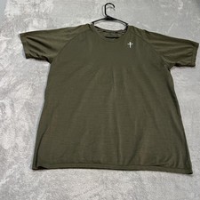 Three Nails Shirt Mens XL Green Seamless Athletic Training Performance