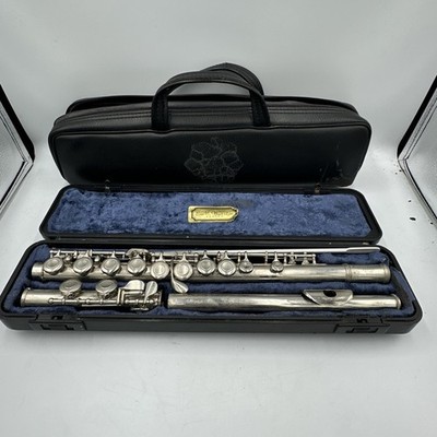 E.M. Winston Boston FL115N / FL115S Silver Plated Student Concert Flute 86016