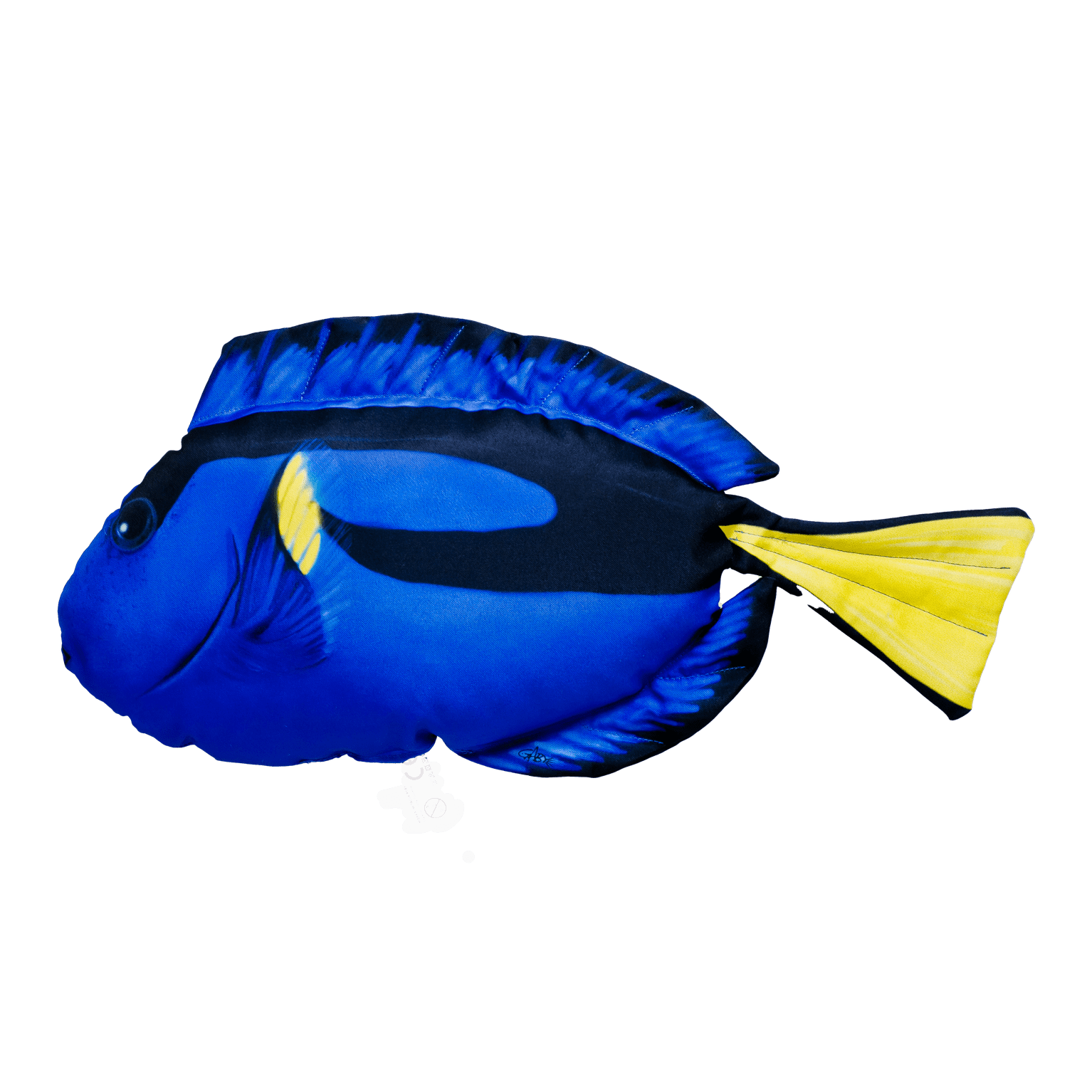 Gaby Fish Pillows Medium Regal Tang Tropical Saltwater Fish Pillow Cushion 56cm