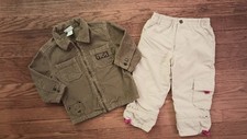 Vintage Buster Brown Size 3T Toddler Outfit Set, Brown Corduroy Jacket Pants