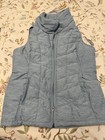 North Face women Vest Beautiful Blue Puffer EC Large — photo 1