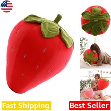 Extra Large 60cm Strawberry Plush Pillow Toy Super Soft Down Cotton Cushion Gift