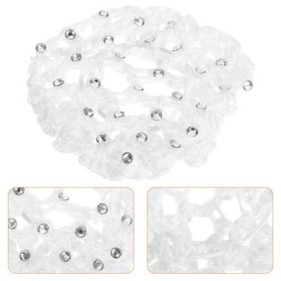 2 Pieces Haarschmuck Trachten Damen Haarnetze Elastizierhaarnetz