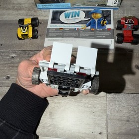 Lego City 60148 Book 1 &2 ATV Race Team Building Manual & 2 Partial Cars/ Hitch