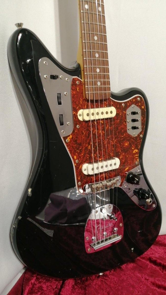 Fender Japan] JG66-85 Jaguar Black Crafted in Japan 1999