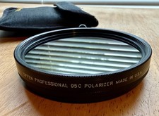 Tiffen Professional 95C Polarizer Filter, 95mm, Canvas Case