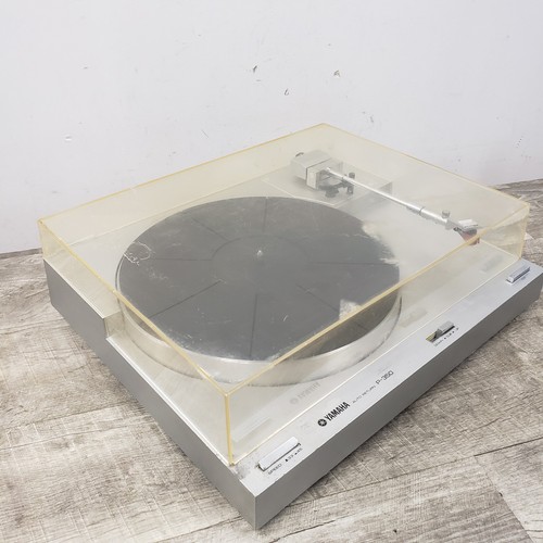 Funciona/VER VIDEO* Tocadiscos semiautomático Yamaha P-350 transmisión por correa vintage/capa de grabación - Imagen 17 de 23