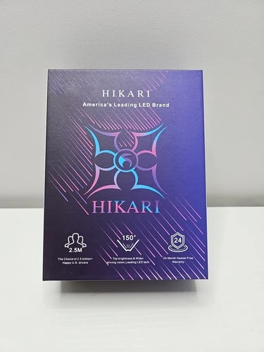 Hikari V55-H11 Megatron LED Bulbs – 2-Pack, 20,000 Lumens, Cool White, 12V