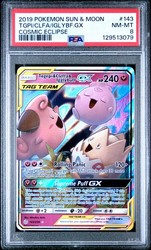 Togepi & Cleffa & Igglybuff GX 143/236 Cosmic Eclipse Tag Team Ultra Rare Holo