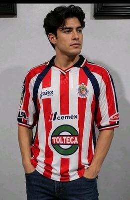 Sayros 90's Sport Chivas De GUADALAJARA Jersey XXL VINTAGE #WM1