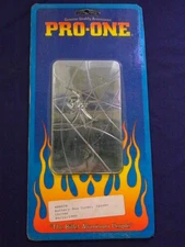 PRO-ONE Chrome Spider Web Battery Box Cover Harley
