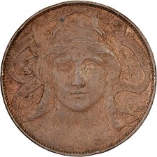 [#398088] Italy, 20 centesimi token, Exposition Internationale de Milan, 1906, B
