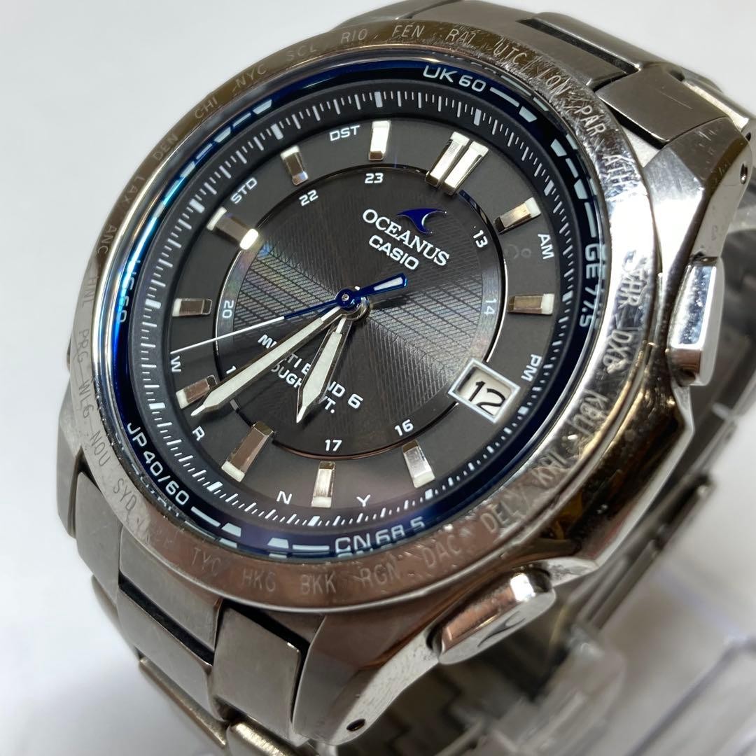 Casio Oceanus OCW-T100 Solar Powered Analog Timepiece | eBay