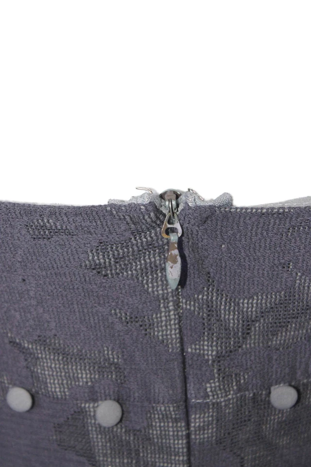 Женский комбинезон Adelyn Rae Tie Dye с v-образным вырезом без рукавов на молнии серый размер M - Изображение 4 из 4