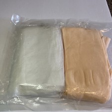 Century Star Ballet Tights Dance Girls Size L Peach White C401