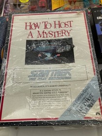 Star Trek Collectible Lot: 4 Action Figures, How To Host A Mystery Game & More