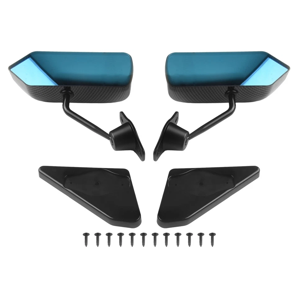 1 par de espejos retrovisores laterales de coche para RAV4 para Miata MX5 Mazda3 RX7 SXE10 planos útiles Foto 3 de 4