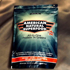 American Natural Superfood Protein Powder Super Greens Weight Loss 33 Oz/28 Serv