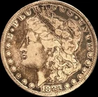 1883 Morgan Silver Dollar $1 Philadelphia Mint Business Strike, Uncertified
