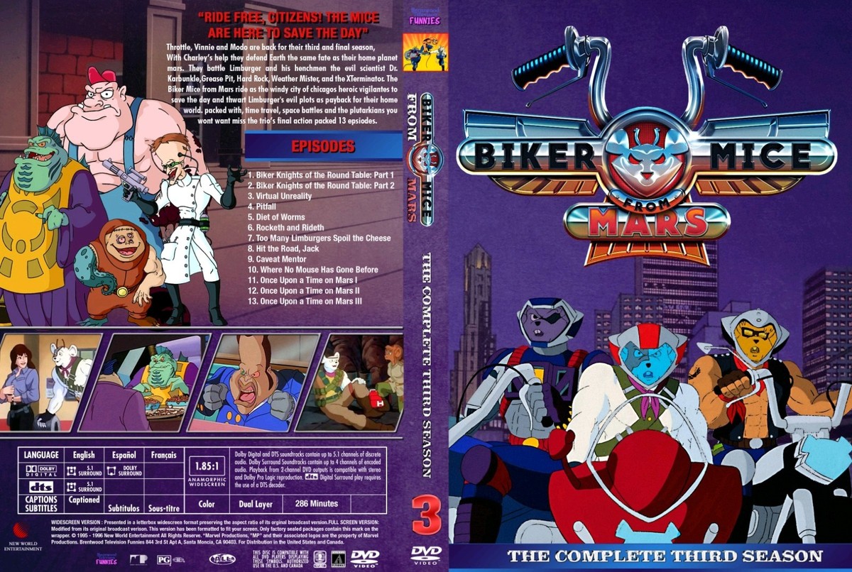 biker mice from mars DVD セット　海外 Biker Mice From Mars Complete DVD Series! - Etsy