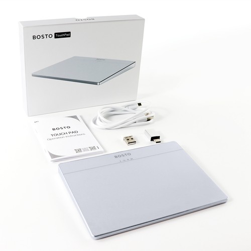 BOSTO T02 Wired and Touchpad 2.4G & & USB Ultra Slim Tempered U0G8 - Picture 5 of 11