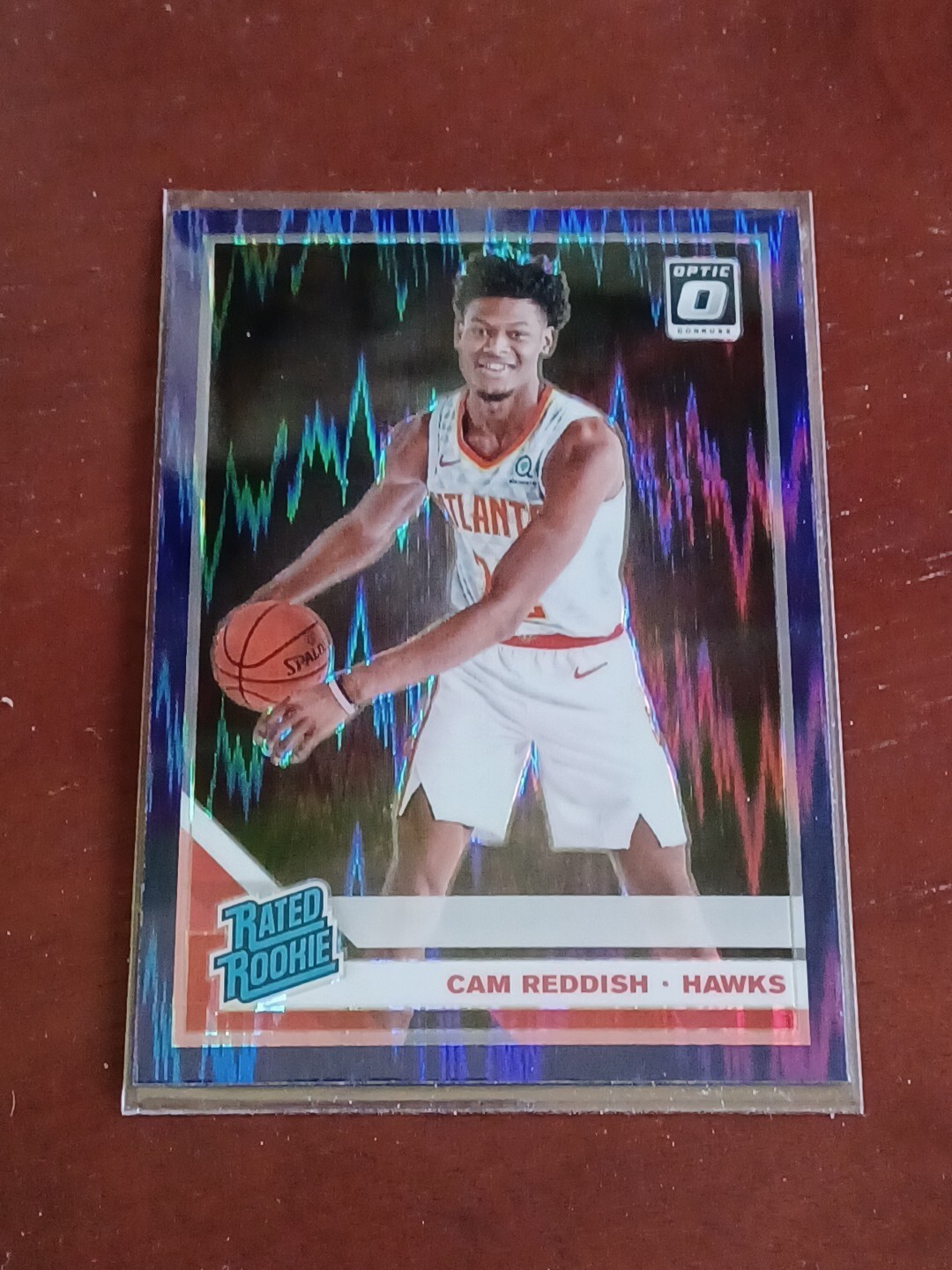 2019-20 Donruss Optic Cam Reddish Rated Rookie Purple Shock Prizm #170 Hawks