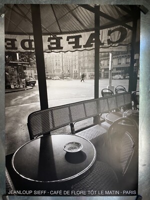 Jeanloup Sieff  Café De Flore Tôt Le Matin  Photographic Poster