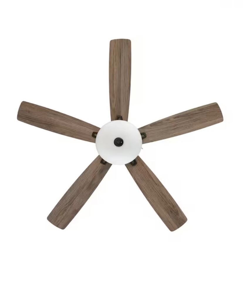 Hampton Bay Melrose 52 in Indoor LED Bronze Finish Ceiling Fan eBay