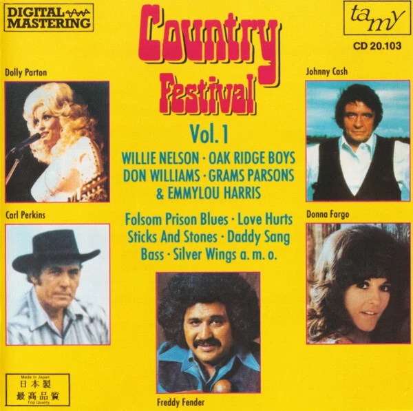 CD Johnny Cash / Don Williams / Donna Fargo a.o. Country Festival, Vol 1 Tamy - Bild 1 von 1