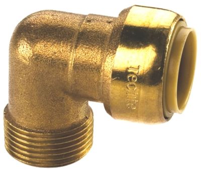 TOP!!! TECTITE Steckfittings (lösbar) T 092 G Übergangswinkel 90° 22mm x  3/4  
