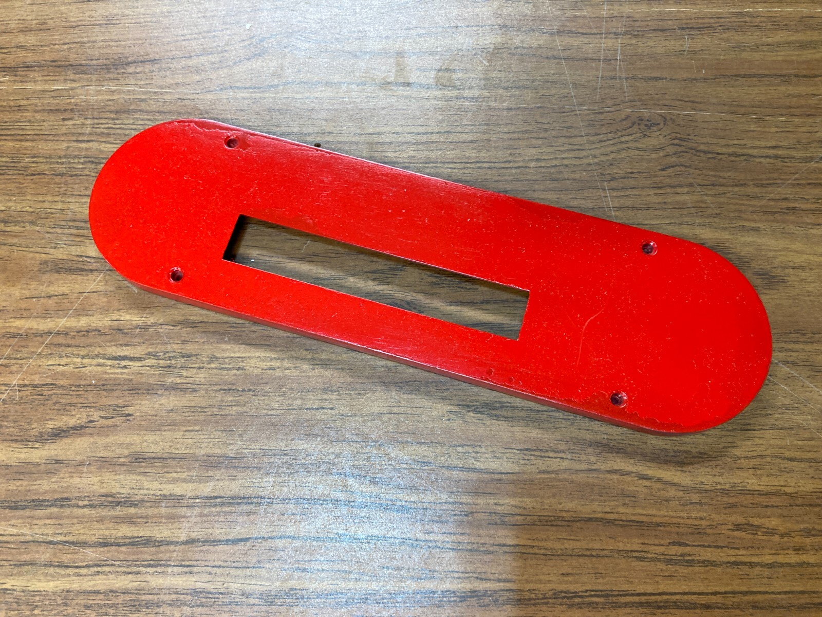 Delta Table Saw Dado Throat Plate measures 135/16" x 33/4" 42204