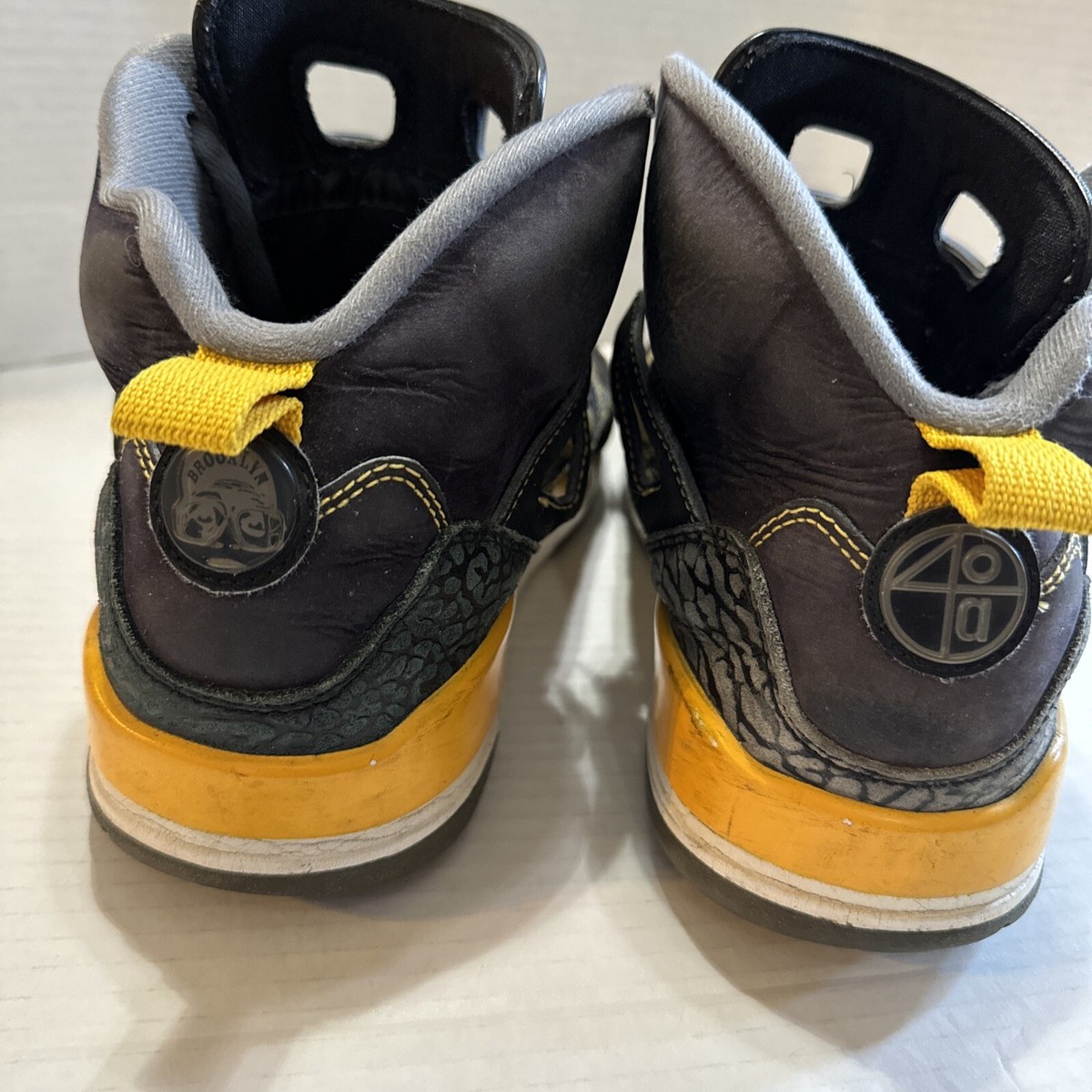 Nike Air Jordan Spiz’ike Black University Gold Mens 315371-030 SZ 11 RARE RARE Nike Air Jordan Spizike Black University Gold Mens  main image 2