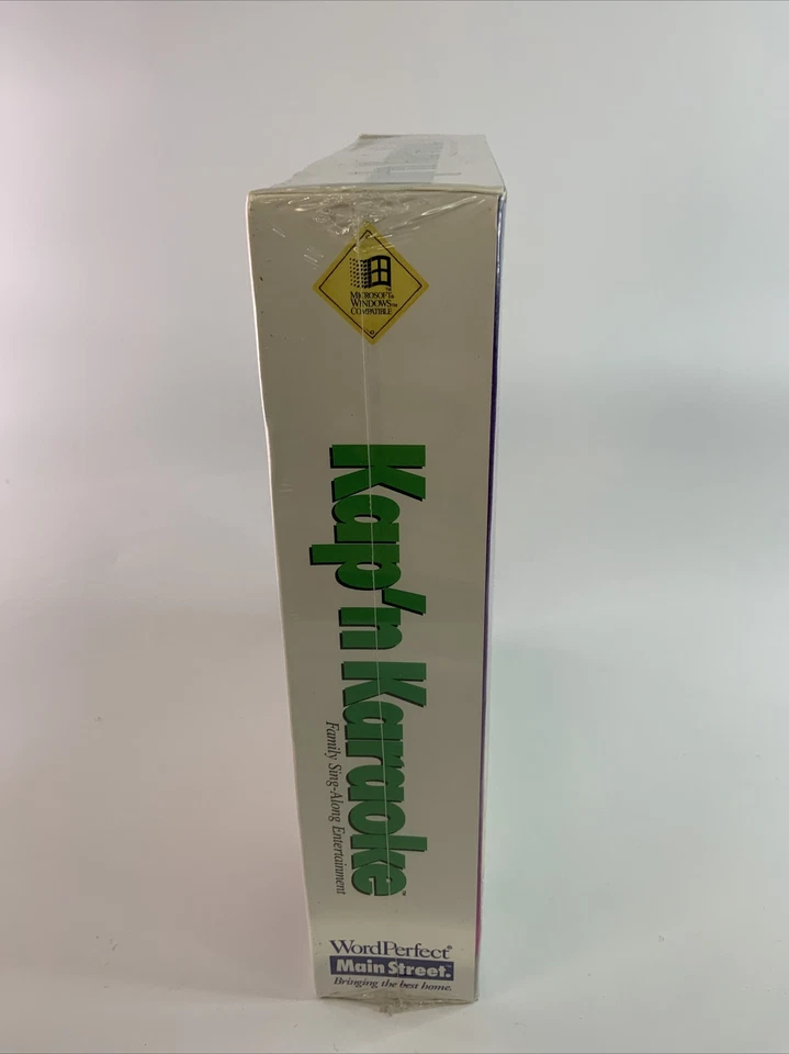 VTG 1994 WordPerfect Main Street Kap'n Karaoke Sing Along Entertainment New OS - Image 3 of 4