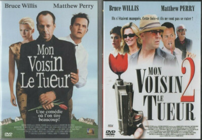MEIN NACHBAR DER MÖRDER 1 und 2: Bruce Willis, Matthew Perry ... Konvolut 2 DVDs