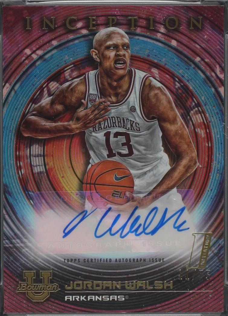 Bowman Inception 2022-23 Bowman Inception University - Autographs Jordan Walsh #BIA-JW ...