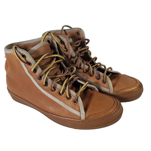 Brunello Cucinelli Lattice Naturale Leather Sneakers - Brown - Mens Size 9 BC-M-203-L-NAN-CQ330-2.jpg?v=  main image 3