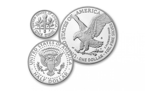 2022-S Limited Edition Silver Proof 8-Coin Set 22RC - COA & Box - Picture 4 of 4