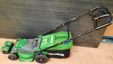 Cordless Battery Lawnmower 40V 37cm Powerbase Y0J-SP03-3740-ZG - Used Unboxed 