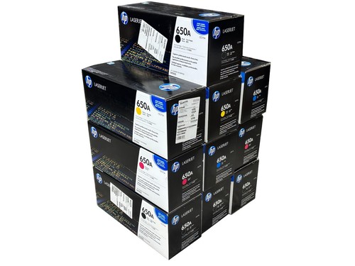 Oem Hp 650A LaserJet Toner - Black, Cyan, Yellow, Magenta