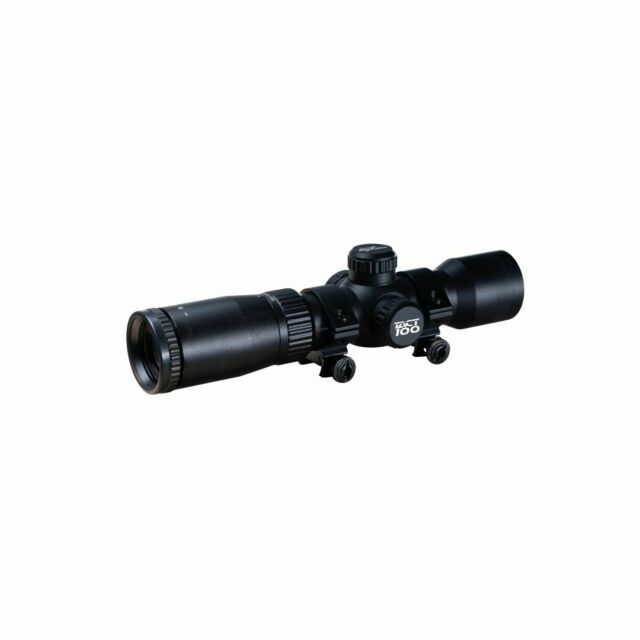 Excalibur TACT-100 Crossbow Scope - Illuminated Multi-Reticle, 300-450 FPS, For Hunting & Target